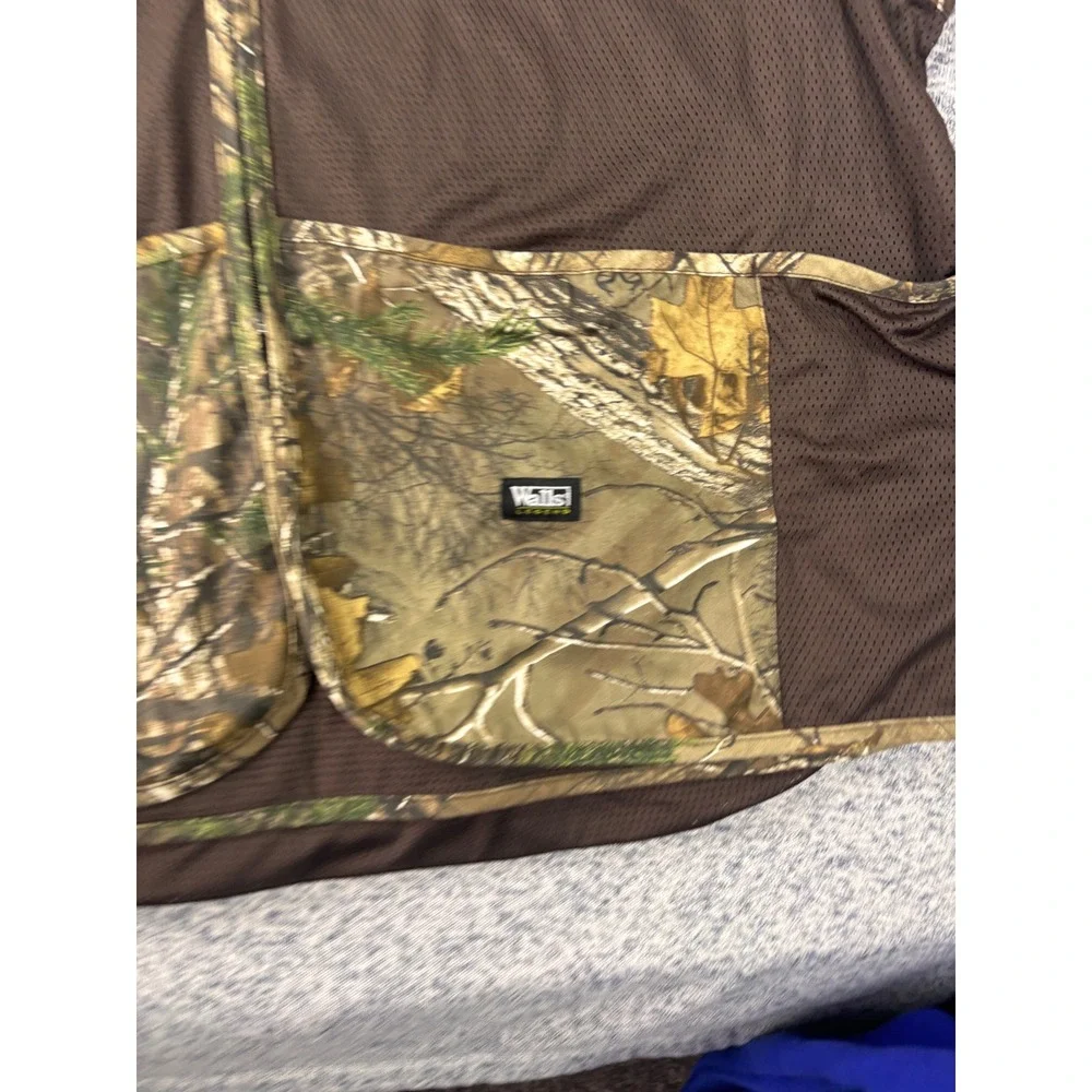 Walls Legend Shooting Vest Mens XL Brown Camo Mesh Hunting‎ DS38050